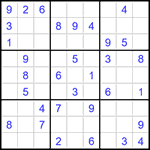 Судоку 9х9 #1472 легкий