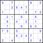 Судоку 9х9 #1479 легкий