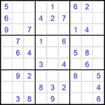 Судоку 9х9 #1487 легкий