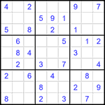 Судоку 9х9 #1488 легкий