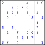 Судоку 9х9 #1496 легкий