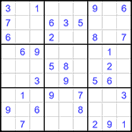 Судоку 9х9 #1497 легкий