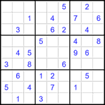 Судоку 9х9 #1417 средний