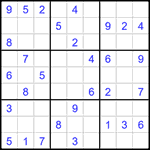 Судоку 9х9 #1418 средний