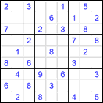 Судоку 9х9 #1422 средний