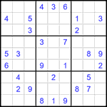 Судоку 9х9 #1440 средний