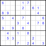 Судоку 9х9 #1442 средний