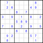 Судоку 9х9 #1443 средний