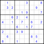 Судоку 9х9 #1447 средний