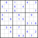 Судоку 9х9 #1449 средний