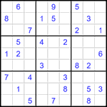 Судоку 9х9 #1463 средний