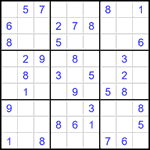 Судоку 9х9 #1467 средний