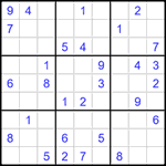 Судоку 9х9 #1469 средний