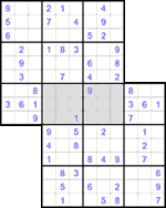 Судоку-сэнсэй #24 легкий