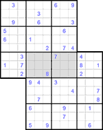 Судоку-сэнсэй #21 средний