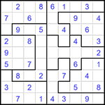Судоку-пазл 9х9 #331 легкий