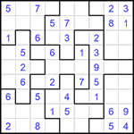 Судоку-пазл 9х9 #333 легкий