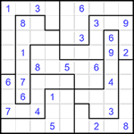 Судоку-пазл 9х9 #319 средний