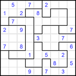 Судоку-пазл 9х9 #319 трудный