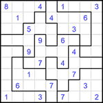 Судоку-пазл 9х9 #316 очень трудный