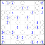 Судоку “Чет-нечет” 9х9 #261 легкий