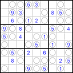 Судоку “Чет-нечет” 9х9 #264 легкий