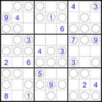 Судоку “Чет-нечет” 9х9 #261 средний