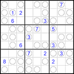 Судоку “Чет-нечет” 9х9 #259 трудный