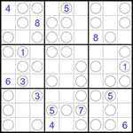 Судоку “Чет-нечет” 9х9 #260 трудный