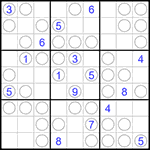 Судоку “Чет-нечет” 9х9 #251 очень трудный