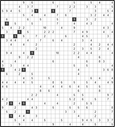 Филиппинский кроссворд #1019 “Колокольчик”