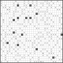 Филиппинский кроссворд #1003 “Одуванчик”