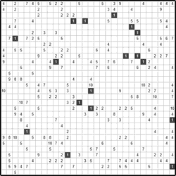 Филиппинский кроссворд #1005 “Скачки”