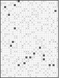 Филиппинский кроссворд #1016 “Цветок”