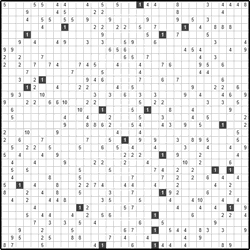 Филиппинский кроссворд #1030 “Солнышко”