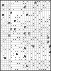 Филиппинский кроссворд #1048 “Цветы”