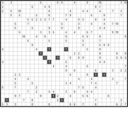 Филиппинский кроссворд #1035 “Кошки-мышки”