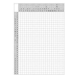 Японский кроссворд #1165 “Официант”