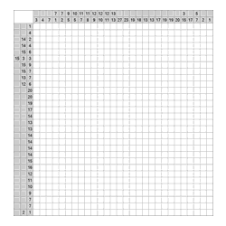 Японский кроссворд #1155 “Голубь”