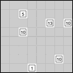 Японские квадраты 8х8 #1 трудный