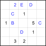 Квадрат Эйлера 5х5 #15 средний