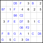 Квадрат Эйлера 7х7 #6 легкий Квадрат Эйлера 7х7 #6 легкий