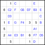 Квадрат Эйлера 7х7 #7 легкий Квадрат Эйлера 7х7 #7 легкий