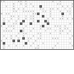 Филиппинский кроссворд #1092 “Костер”