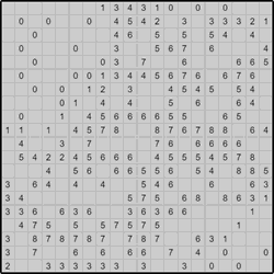 Японская мозаика #1177 “Кровать”