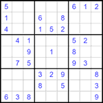 Судоку 9х9 #1503 легкий