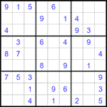 Судоку 9х9 #1512 легкий