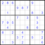 Судоку 9х9 #1527 легкий