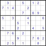Судоку 9х9 #1544 легкий
