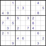 Судоку 9х9 #1475 средний